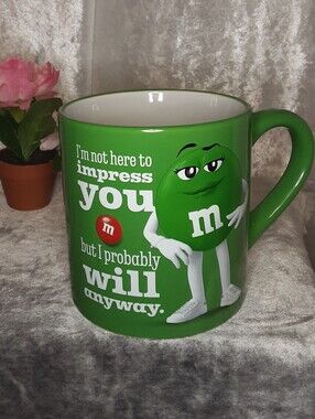 M&M'S Green Character Mug with Playful Quote